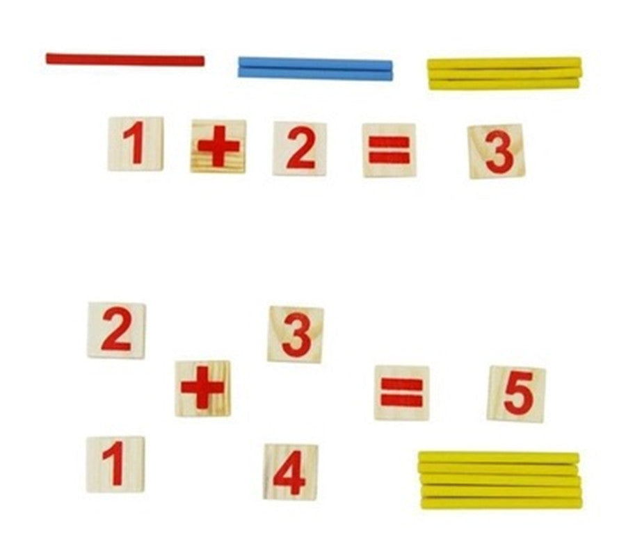 Montessori - Mathe-Zählstäbe