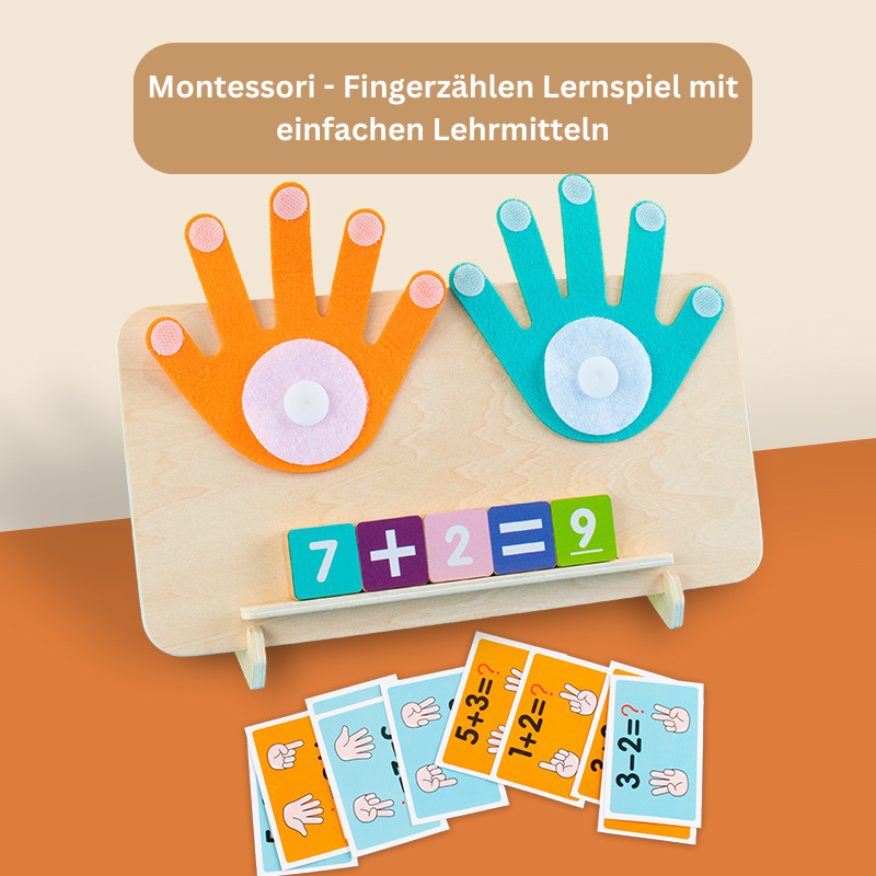 Montessori - Fingerzählen Lernspiel