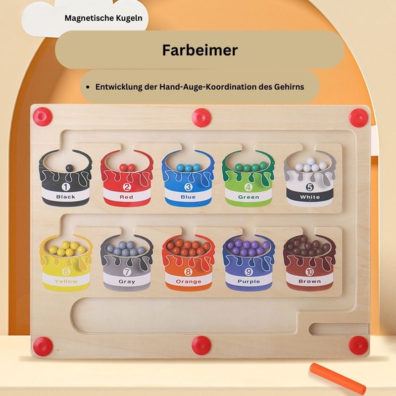 Montessori - Magnetisches Perlenlabyrinth