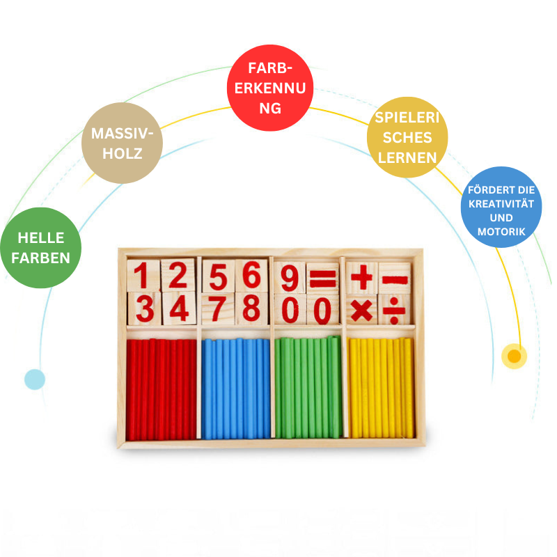 Montessori - Mathe-Zählstäbe
