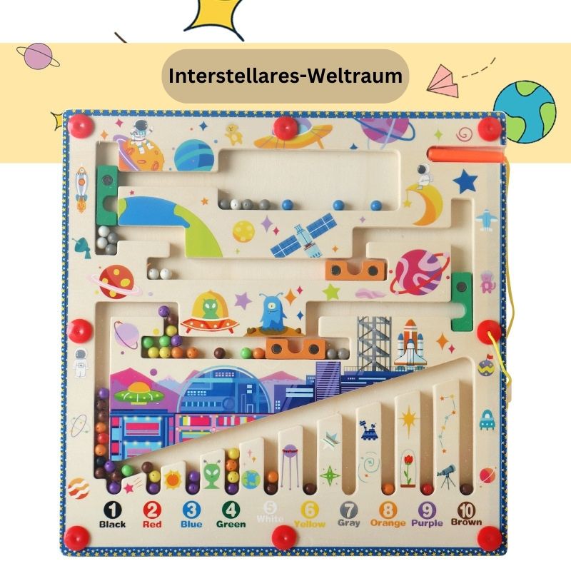 Montessori - Magnetisches Perlenlabyrinth