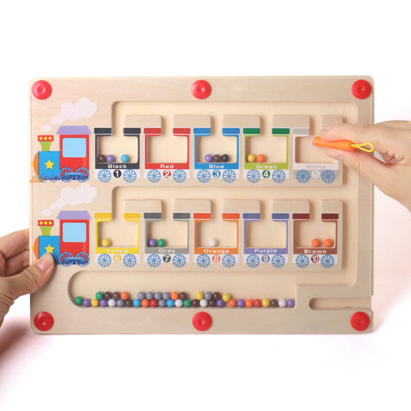 Montessori - Magnetisches Perlenlabyrinth