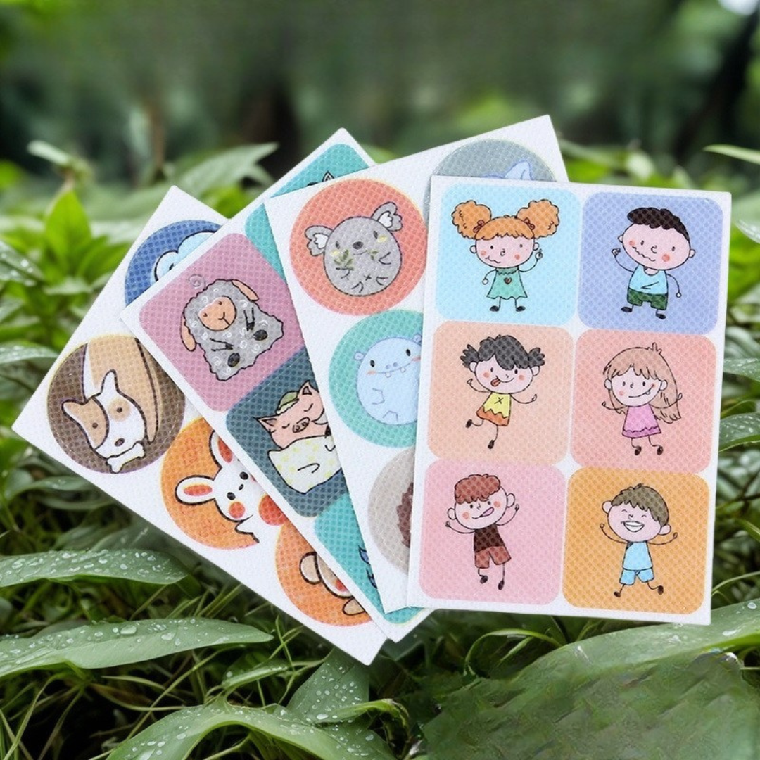 Natürliche Mückenschutz-Sticker für Kinder und Babies (100 Stück)