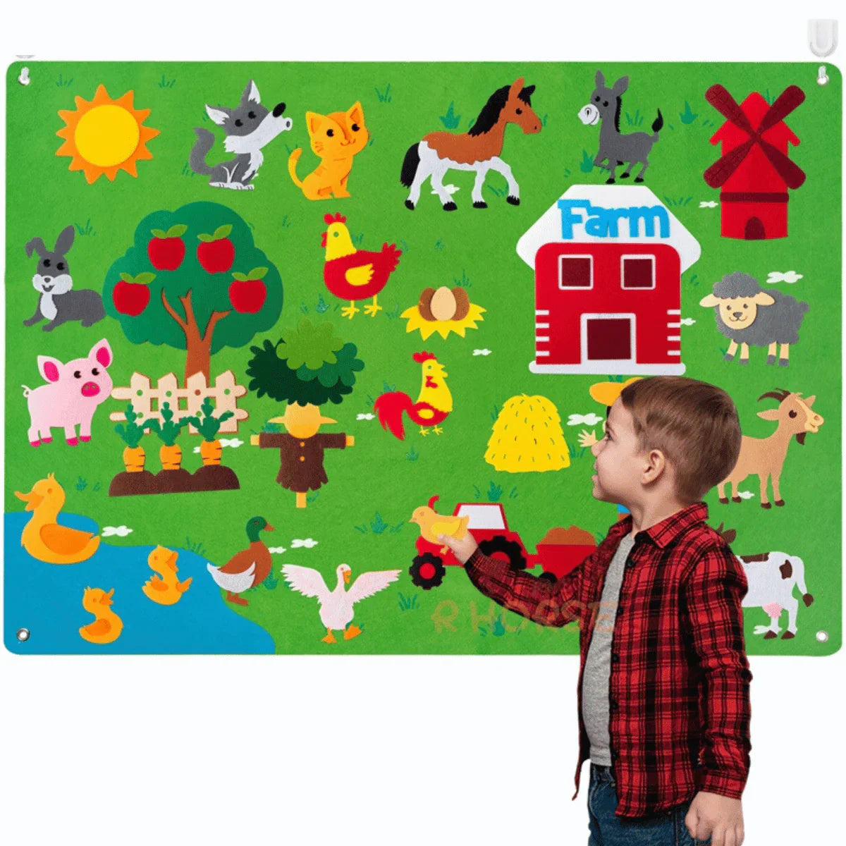 StoryFelt Abenteuerwand – Interaktives Filz-Storyboard