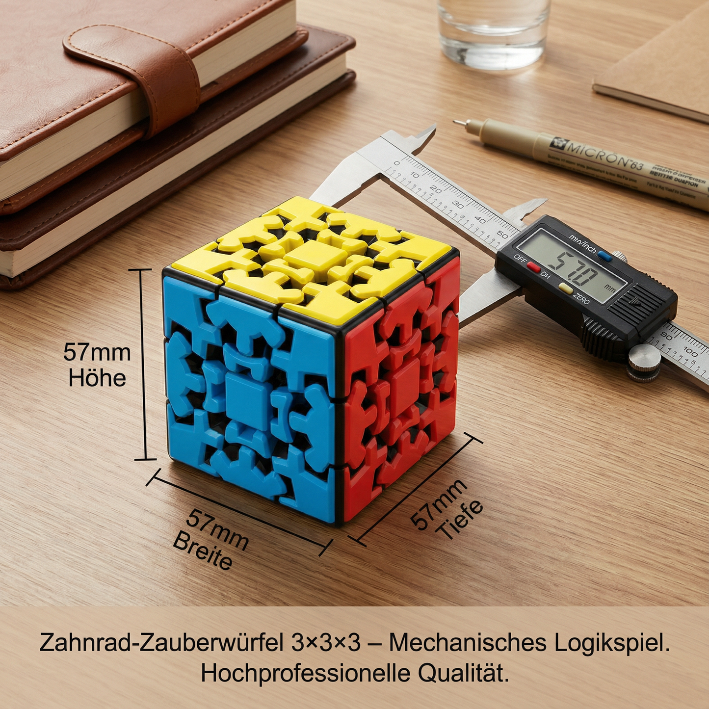 GearMind Cube – Zahnrad-Zauberwürfel