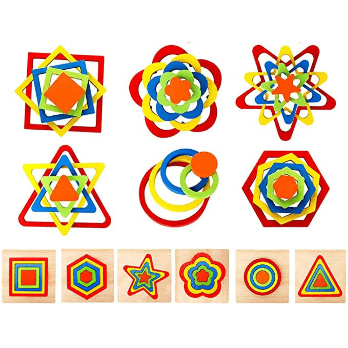 Achtsame Formen – Montessori Puzzle