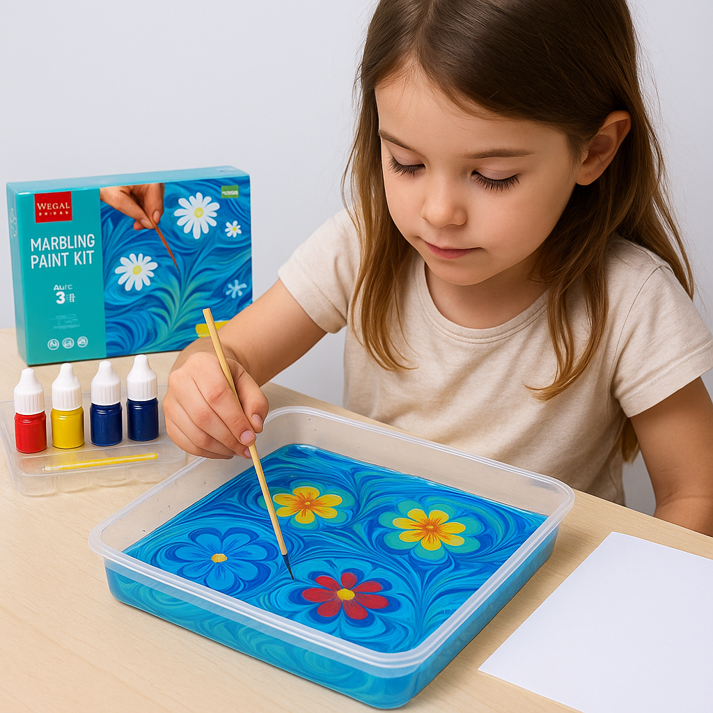 Kreatives Marmor Wasserfarben Spiel Set