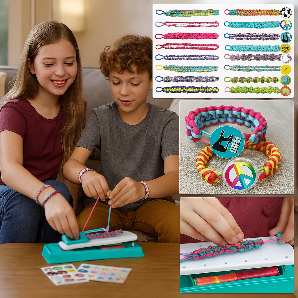 Bänderzauber Atelier – Kreatives Armband Flechtset