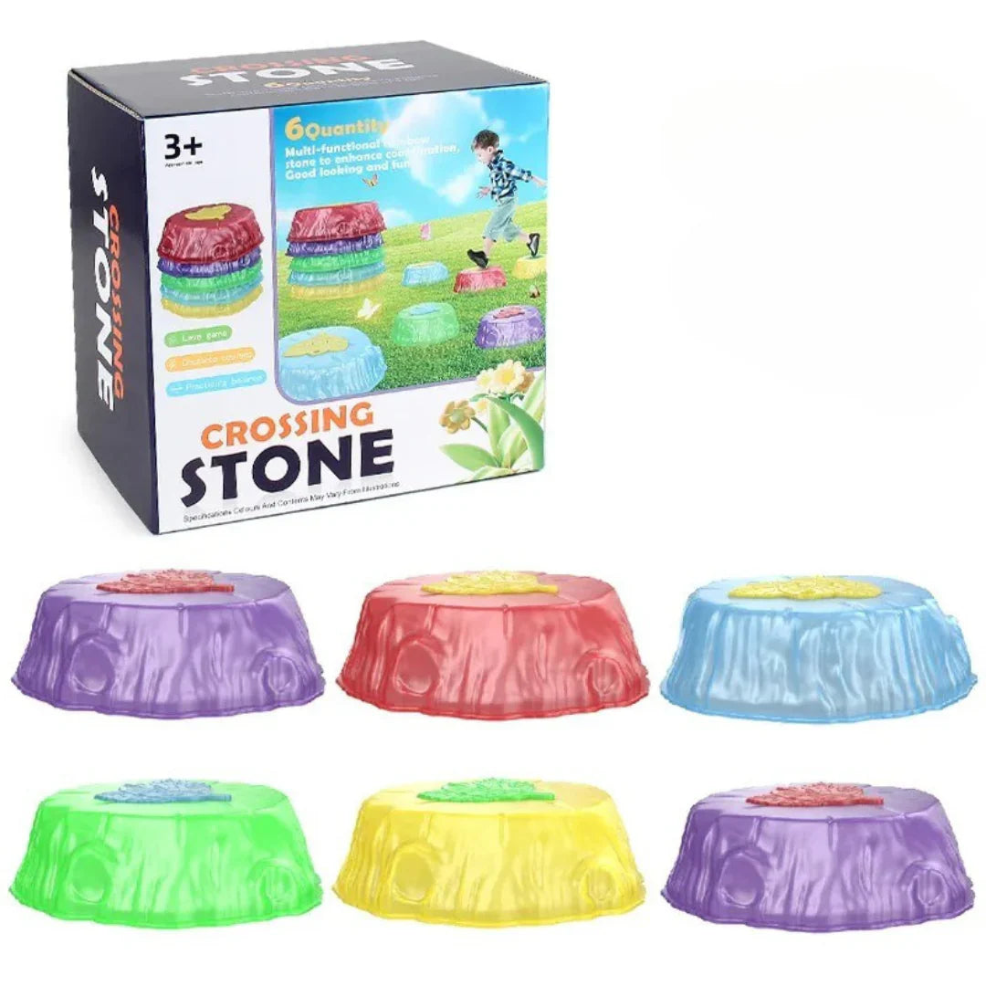 GlowSteps – Leuchtende Balance-Steine