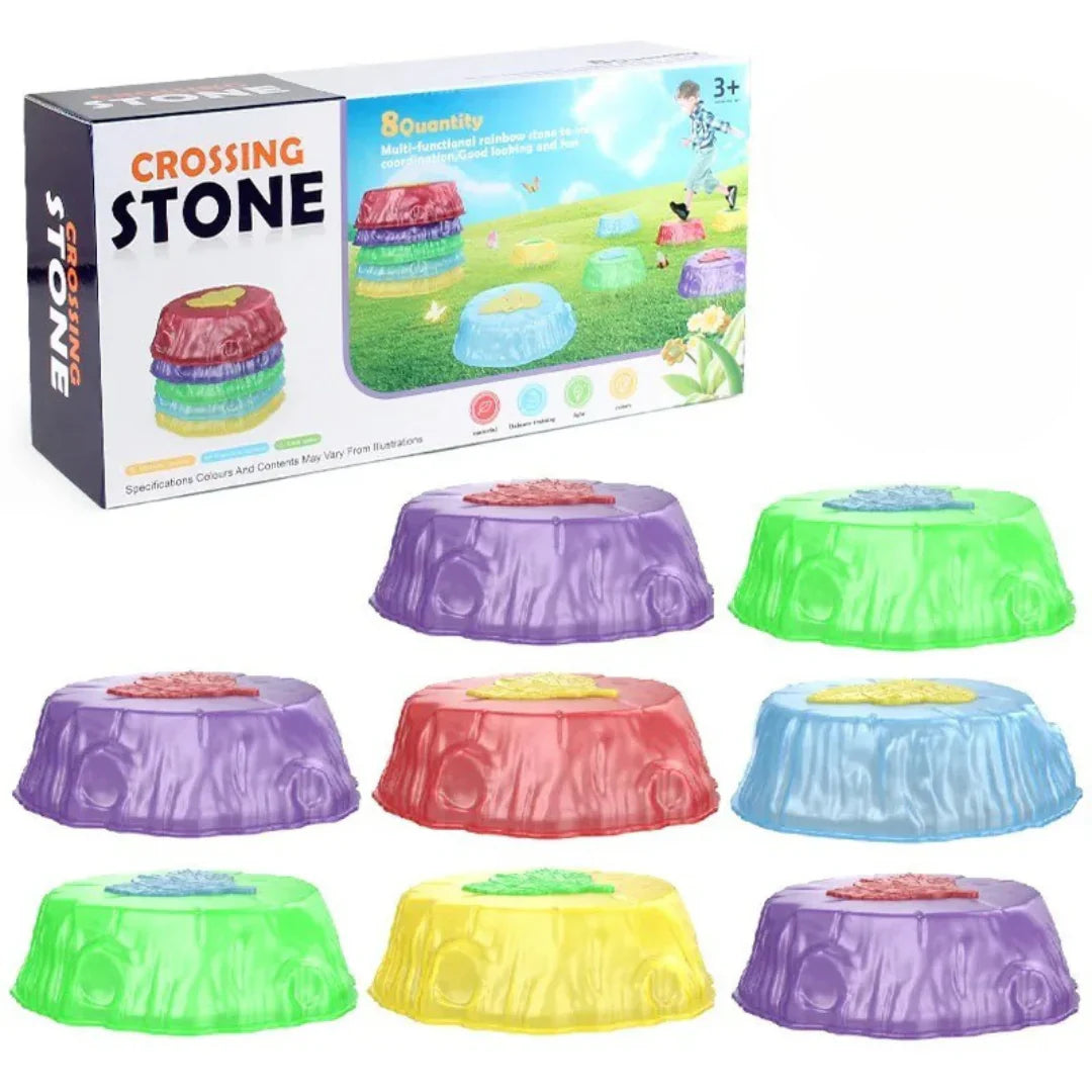 GlowSteps – Leuchtende Balance-Steine