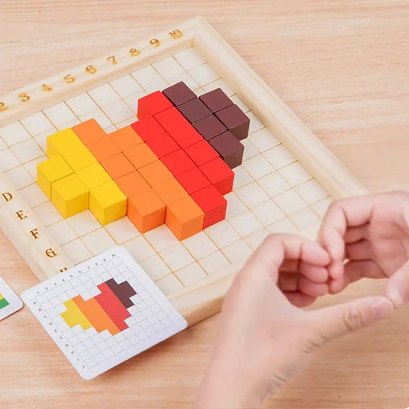 Zahlenzauber ColorBlocks – Montessori Lernbaustein