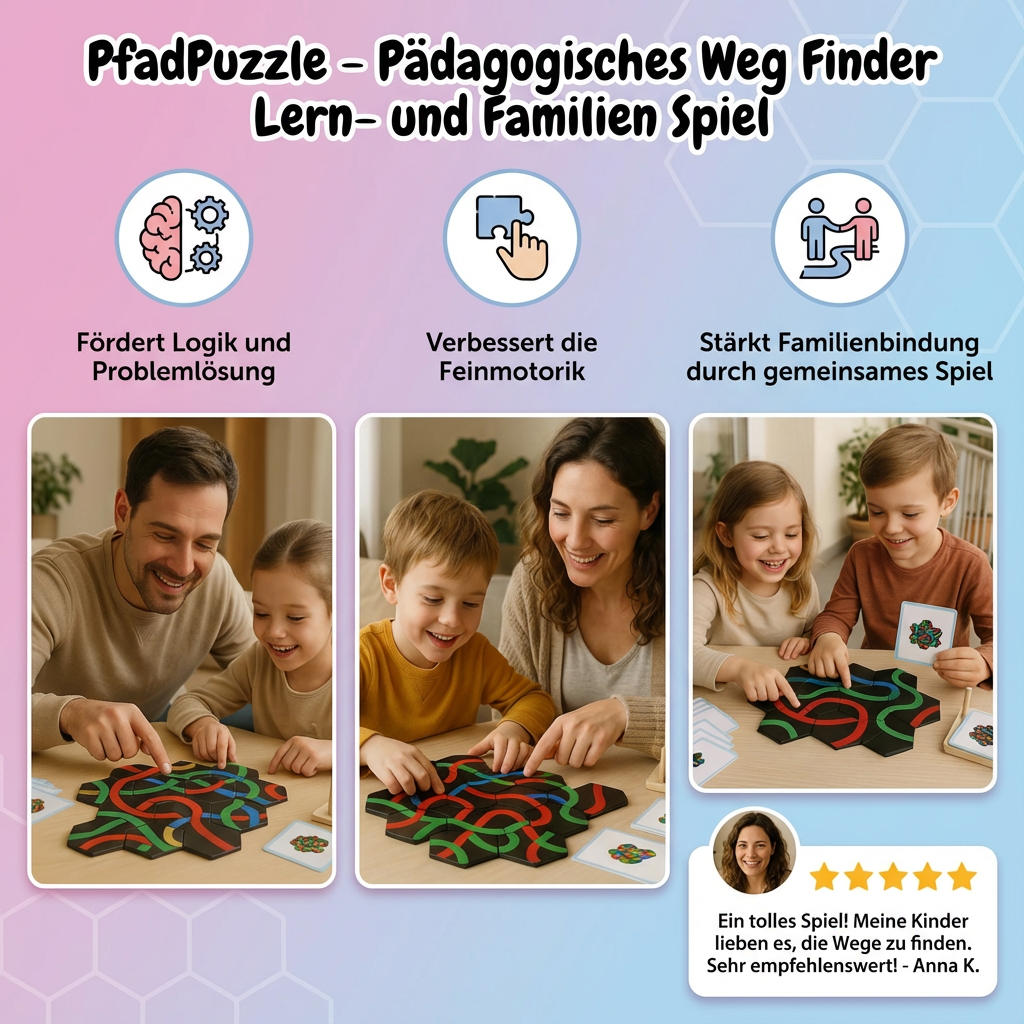WegWunder Puzzle – Logik, Planung & Familienspaß in einem Spiel