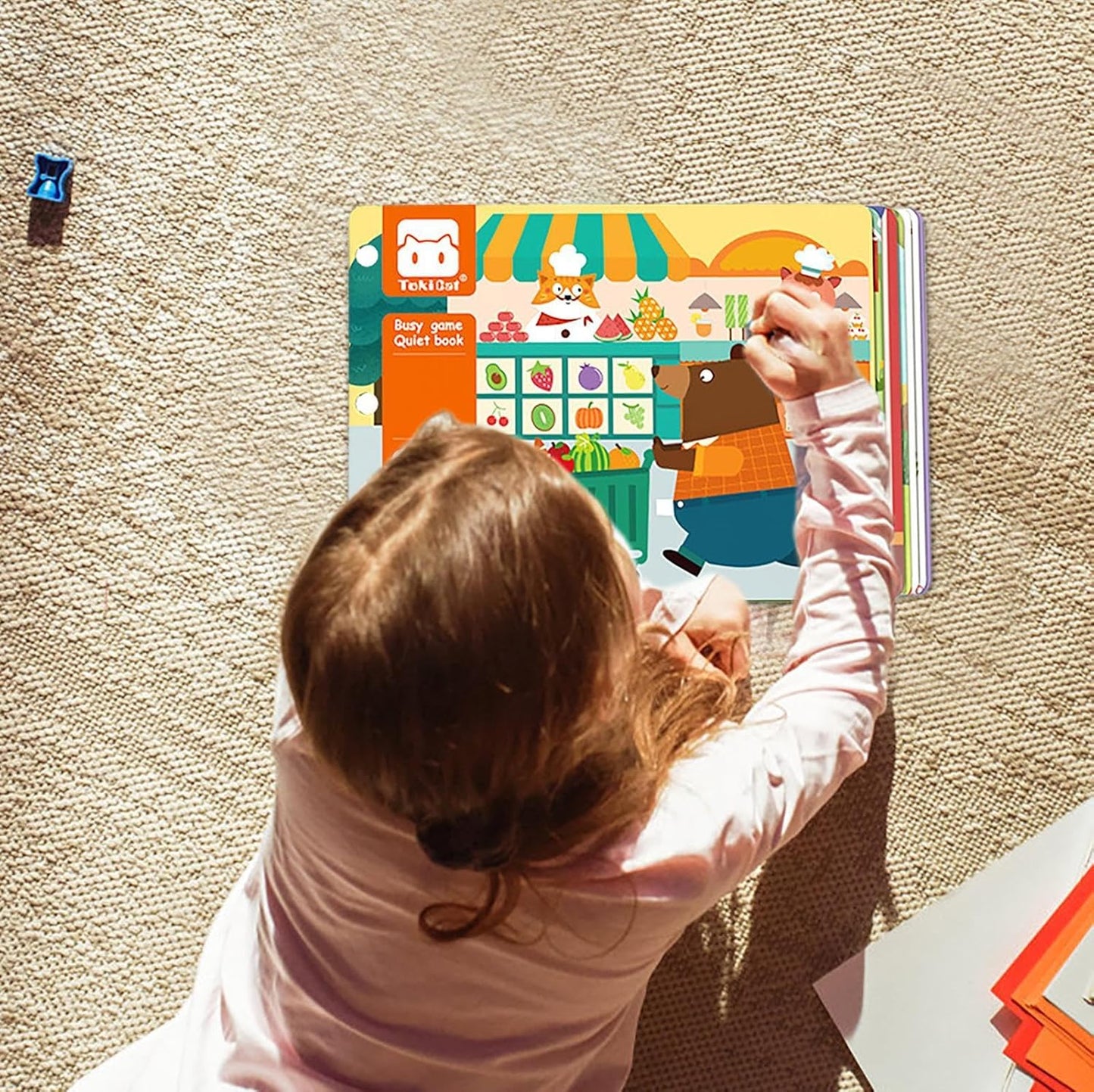 QuietBook Entdeckerwelt – Sensorisches Montessori Beschäftigungbuch