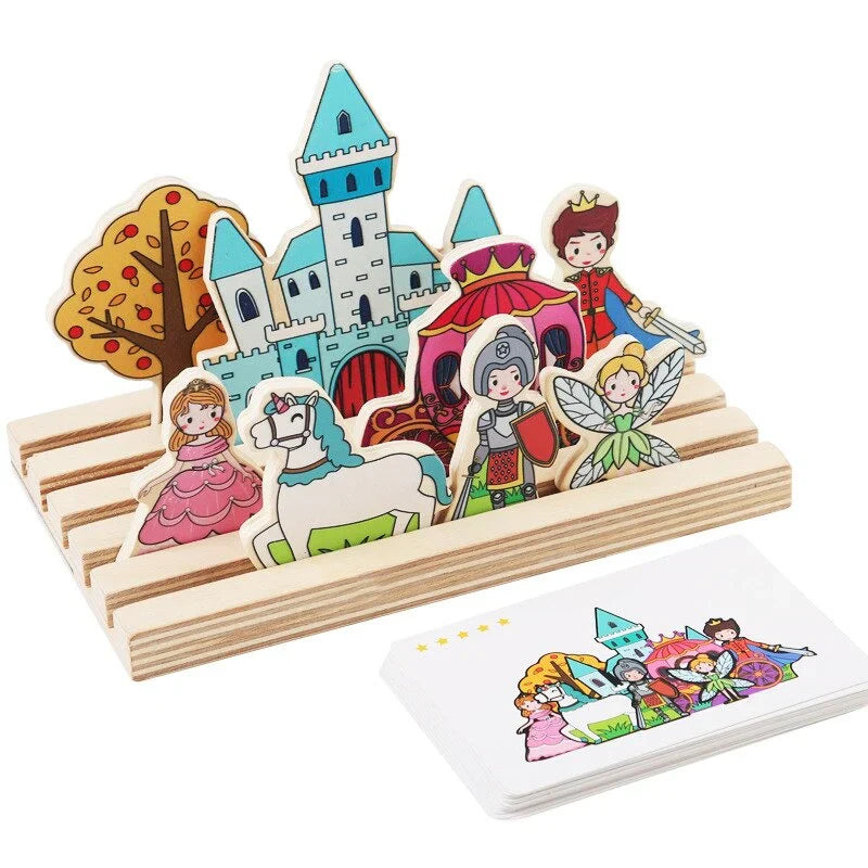 TierSchloss Abenteuer – 3D Holzpuzzle