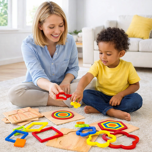 Achtsame Formen – Montessori Puzzle