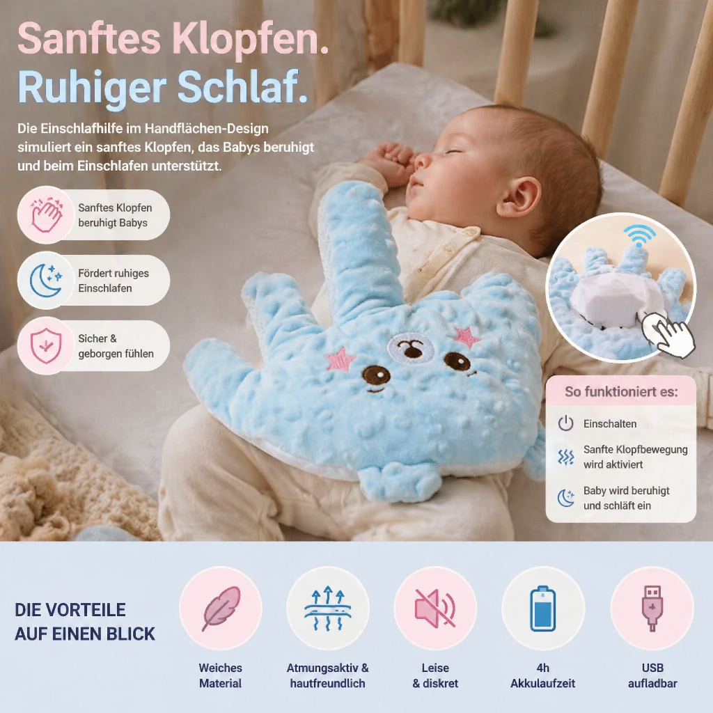 DreamTap Baby – Einschlafhilfe mit sanfter Klopffunktion