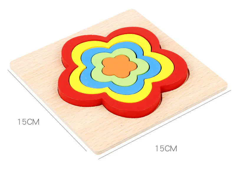 Achtsame Formen – Montessori Puzzle