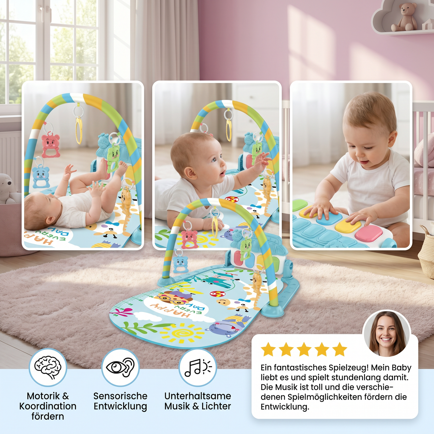 KickTune Baby – Interaktives Pedal-Piano für spielerisches Lernen