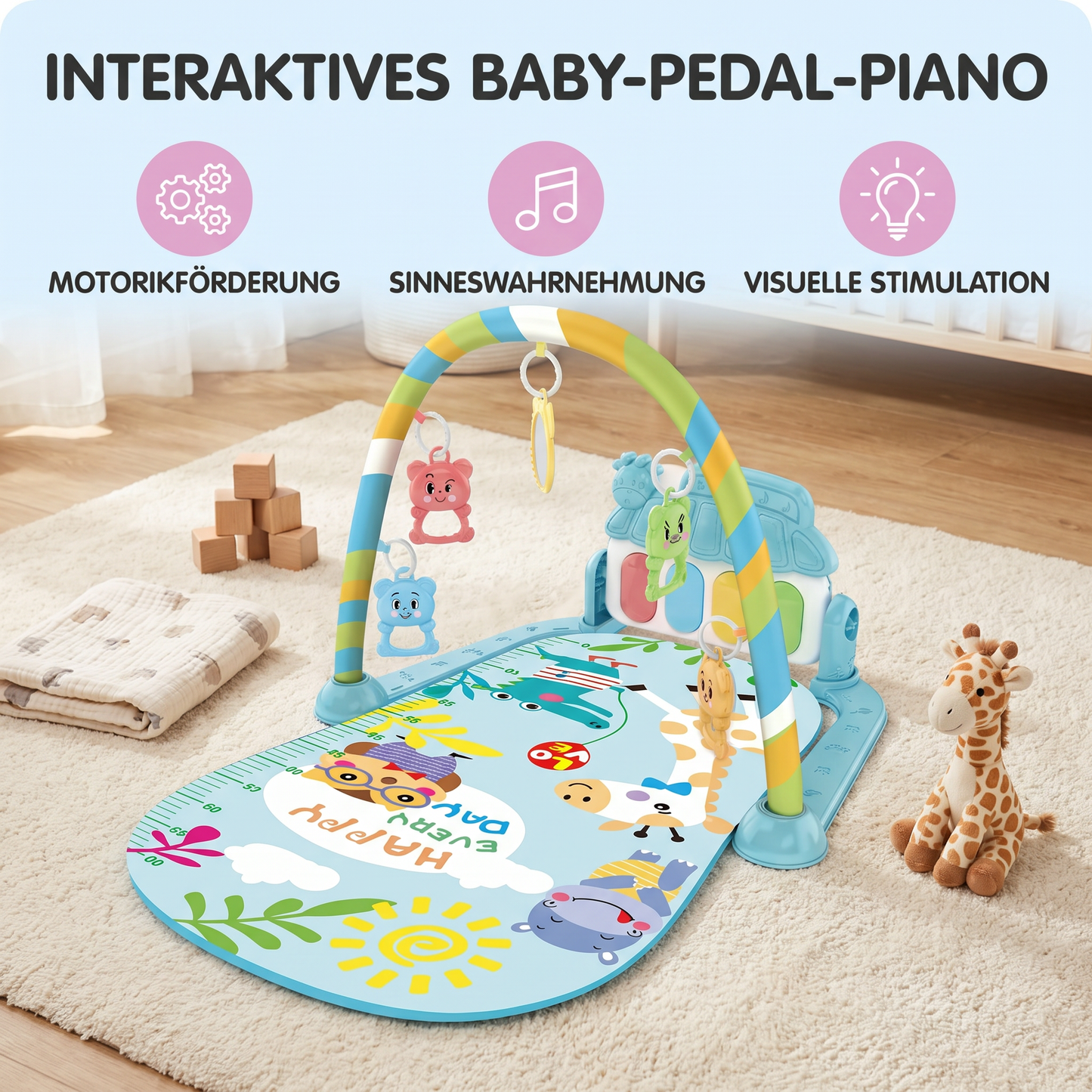 KickTune Baby – Interaktives Pedal-Piano für spielerisches Lernen