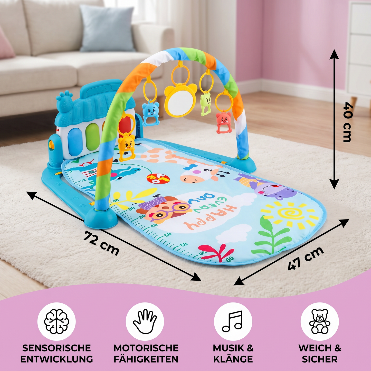 KickTune Baby – Interaktives Pedal-Piano für spielerisches Lernen