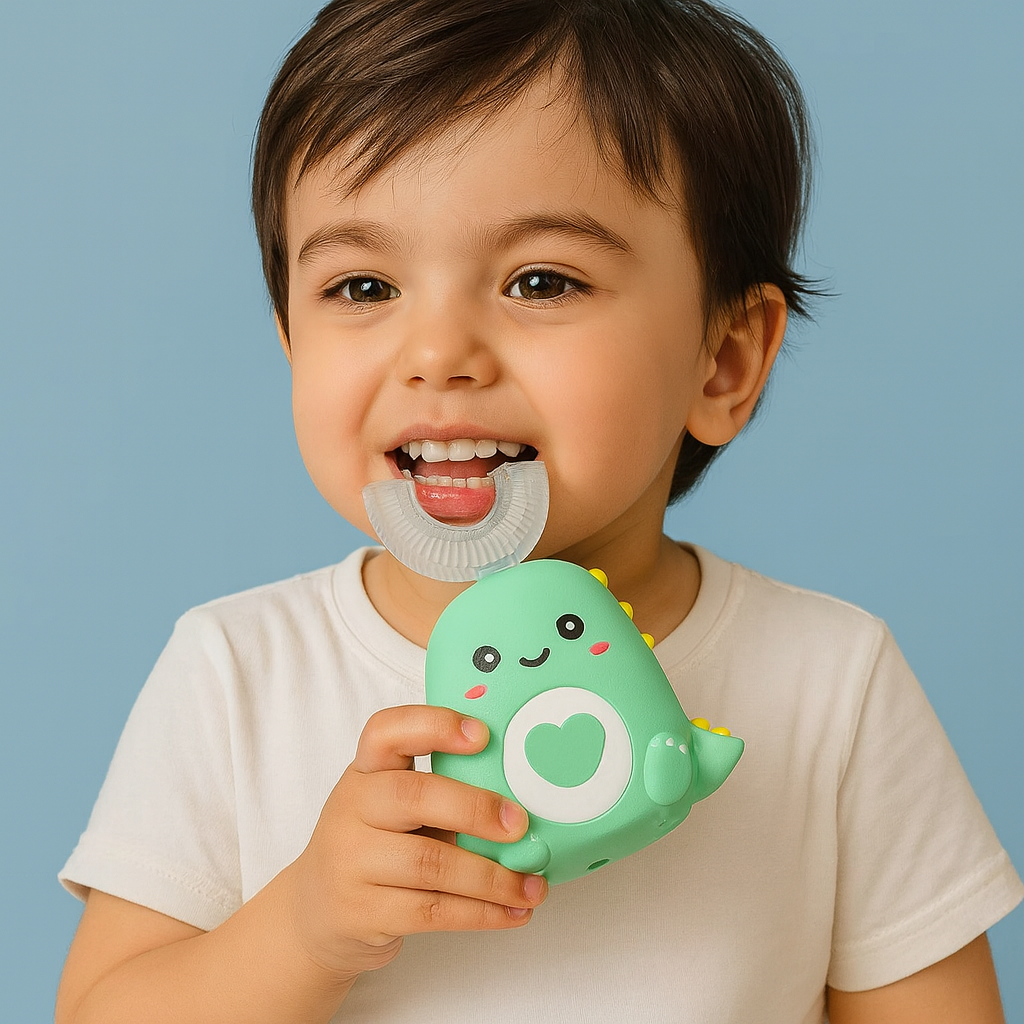 Smiloo – Die kinderfreundliche U-förmige Schallzahnbürste