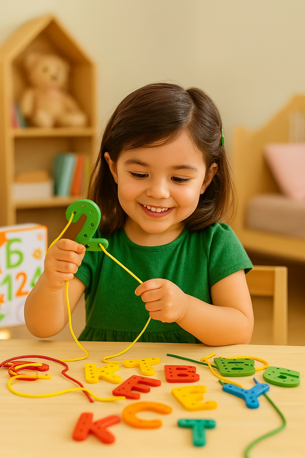 Stringaroo – Das Montessori Fädel-Lernspiel