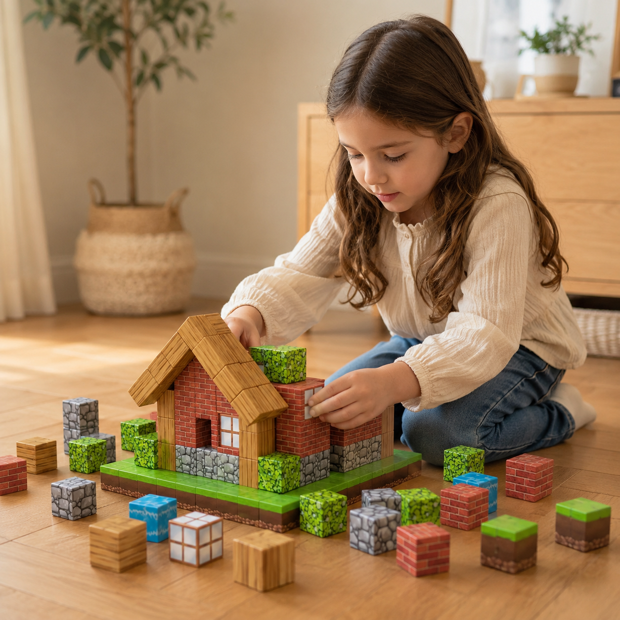 MagniCube Kreativwürfel – Magnetisches Baustein-Set für Kinder