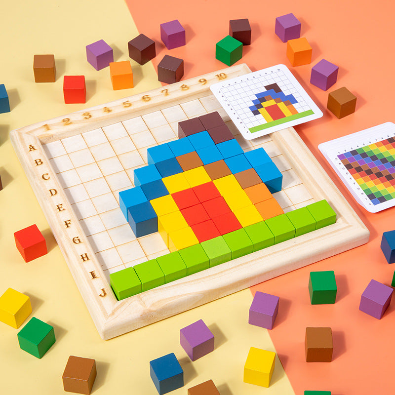Zahlenzauber ColorBlocks – Montessori Lernbaustein