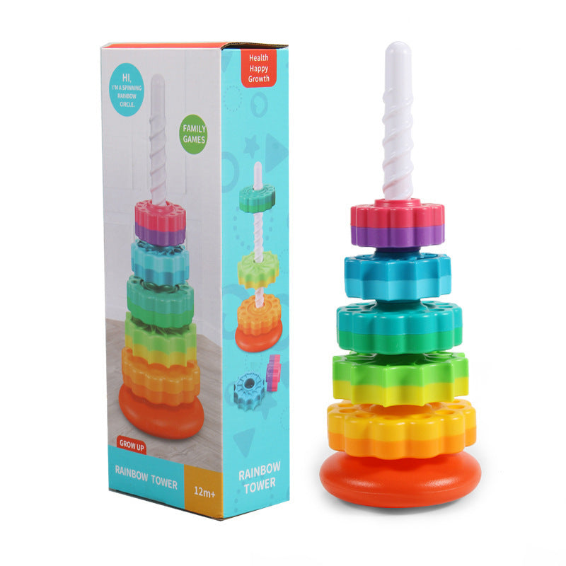 ColorSpin Regenbogen-Turm – Spielerisch lernen mit Farben & Bewegung