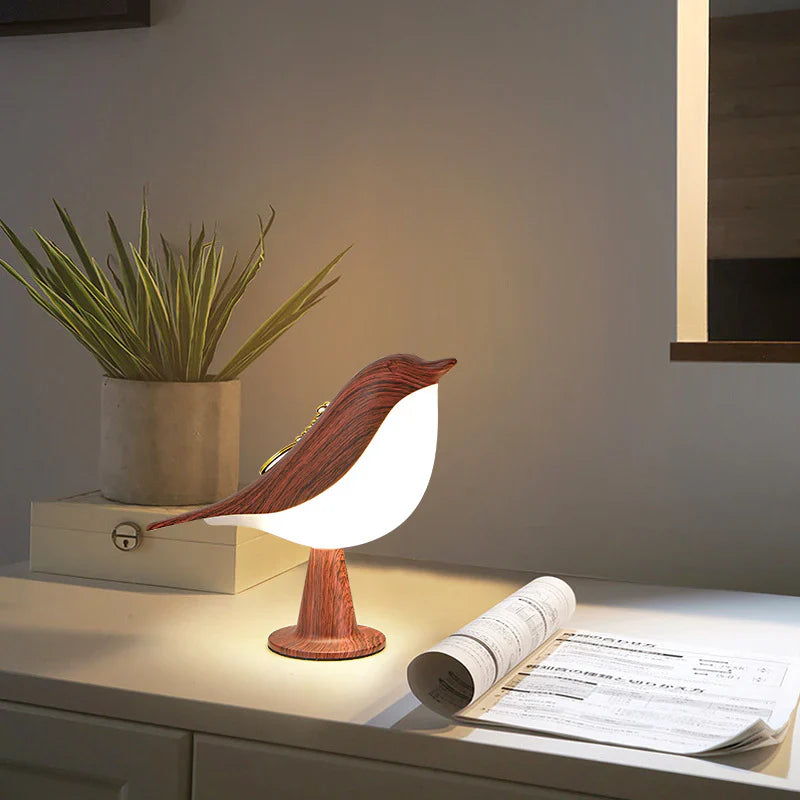 BirdGlow LED Nachtlicht – Vogel-Design Tischlampe