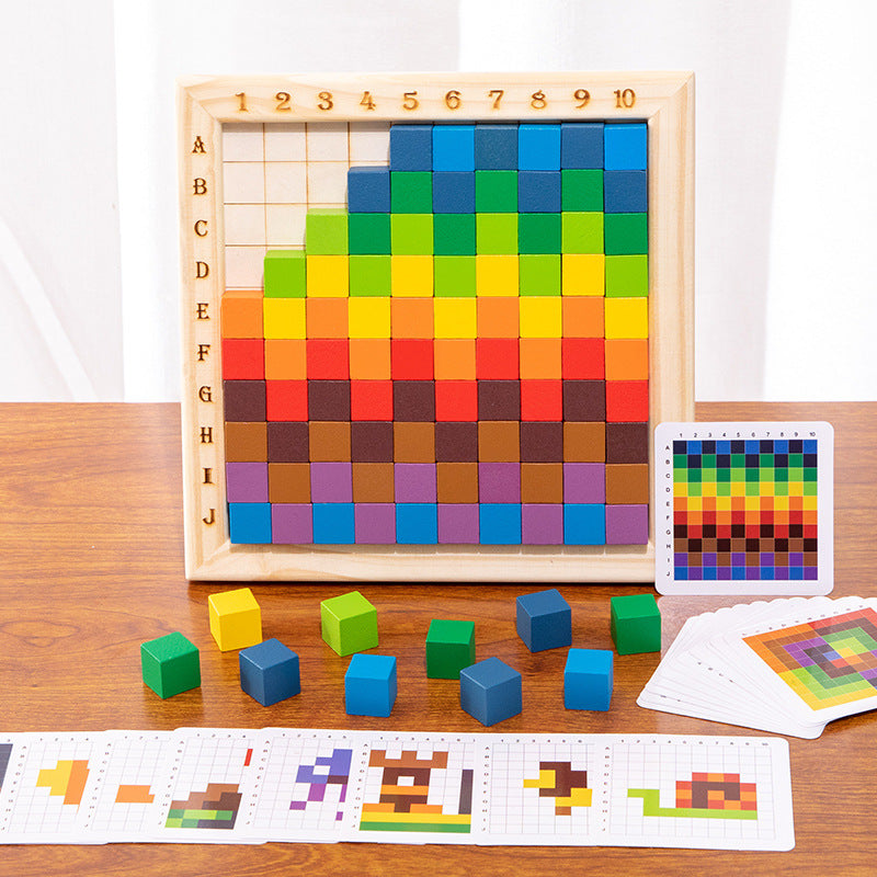 Zahlenzauber ColorBlocks – Montessori Lernbaustein