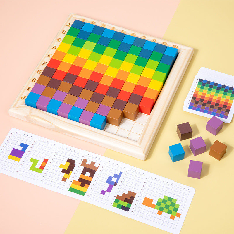Zahlenzauber ColorBlocks – Montessori Lernbaustein