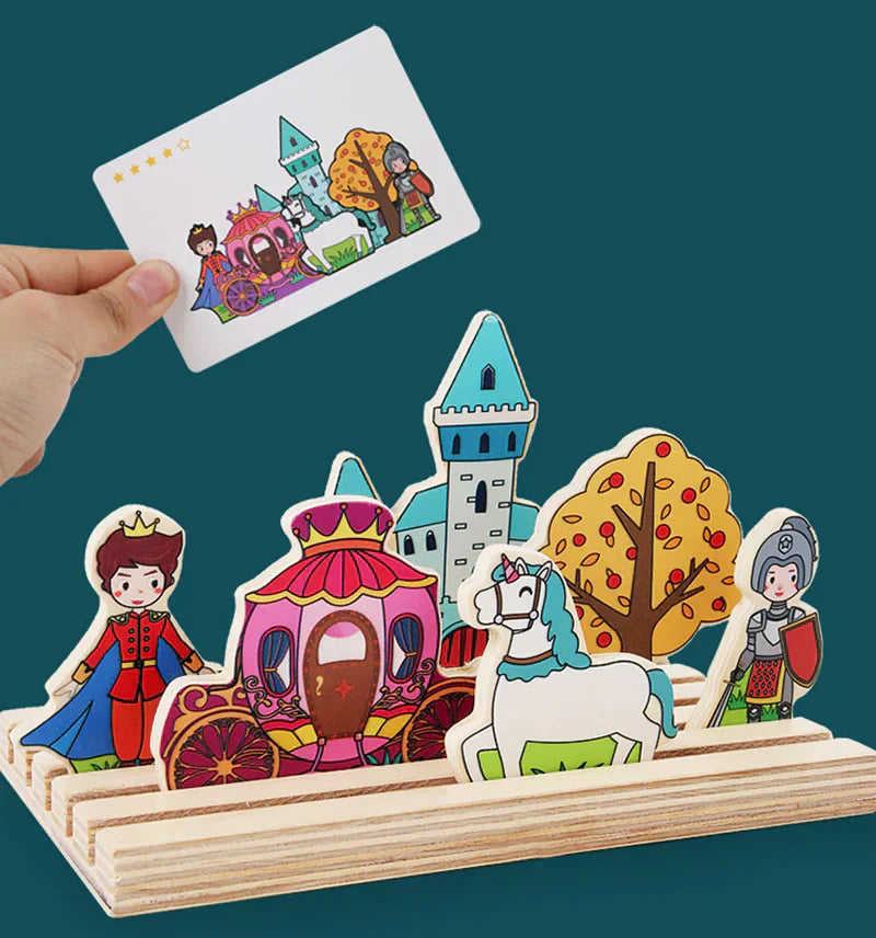 TierSchloss Abenteuer – 3D Holzpuzzle
