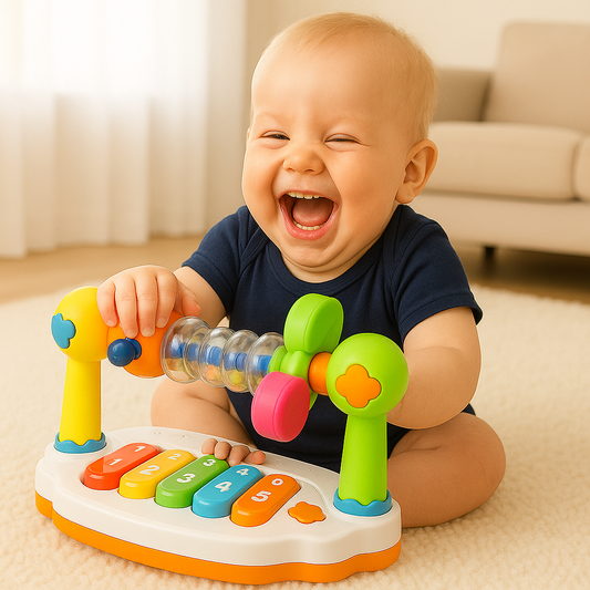 MeloSpin – Das 4-in-1 Musik- und Lernspielzeug