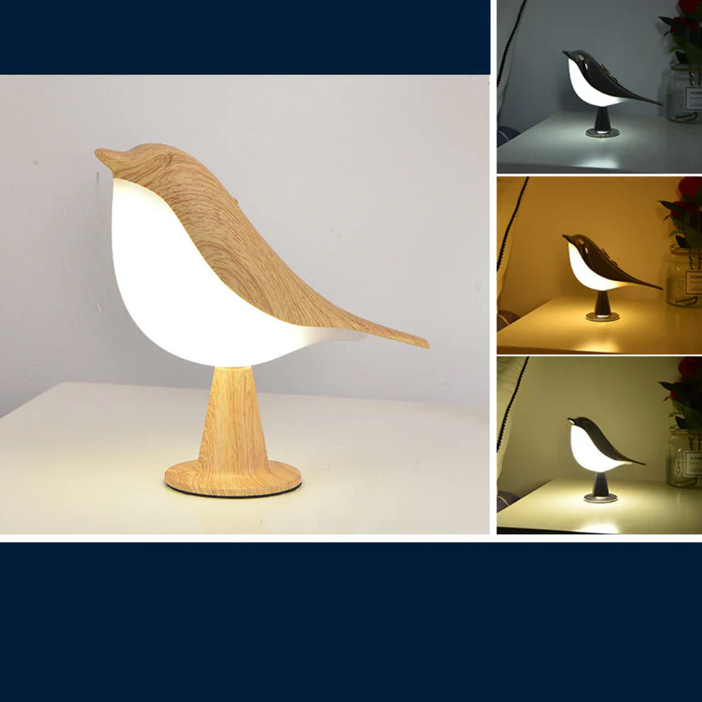 BirdGlow LED Nachtlicht – Vogel-Design Tischlampe
