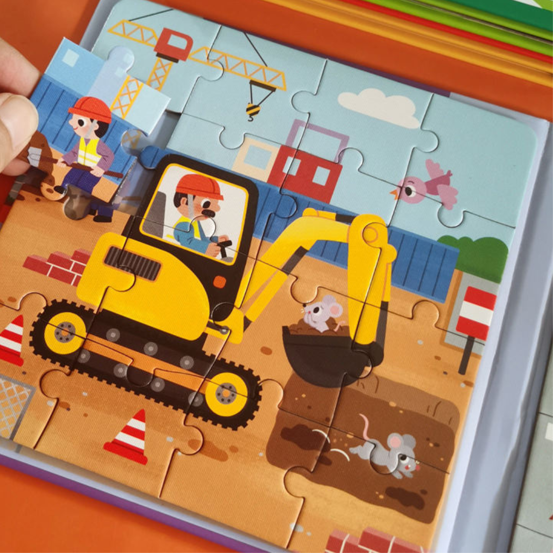 MagnaStory Book – Magnetisches Puzzle-Abenteuer für kleine Entdecker