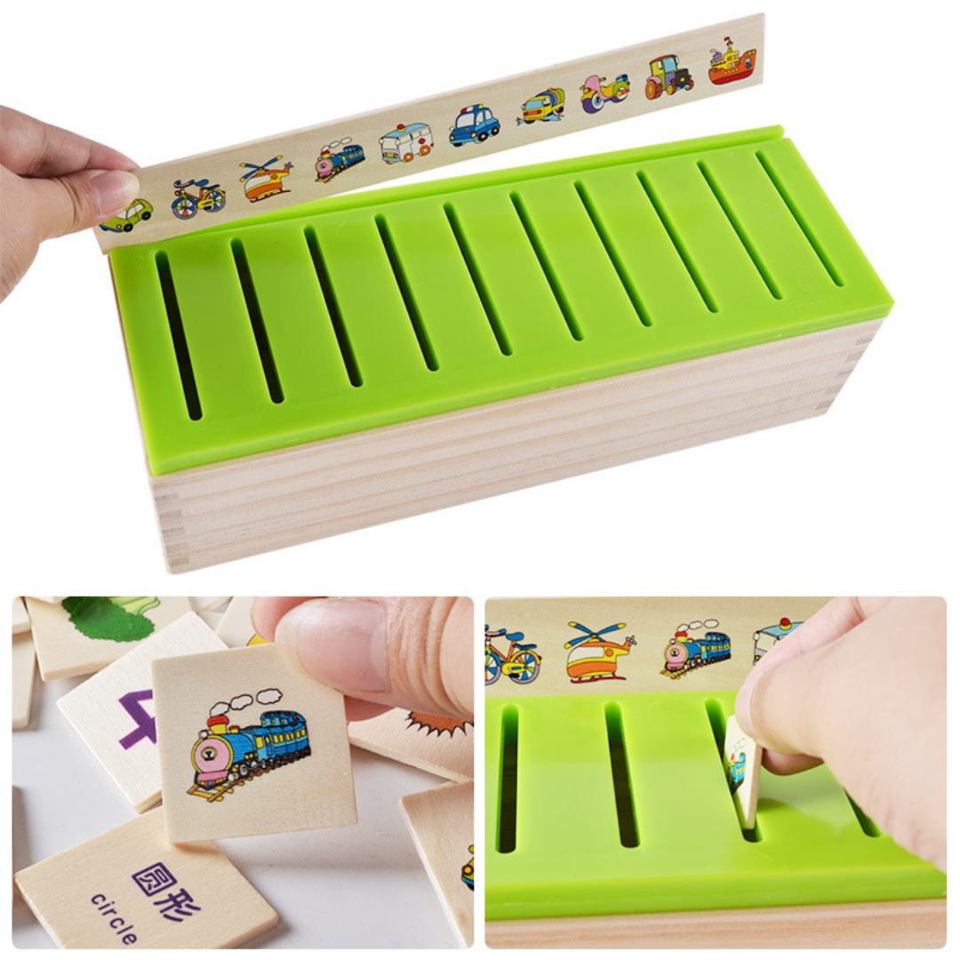 Montibox Montessori Holz Sortierbox