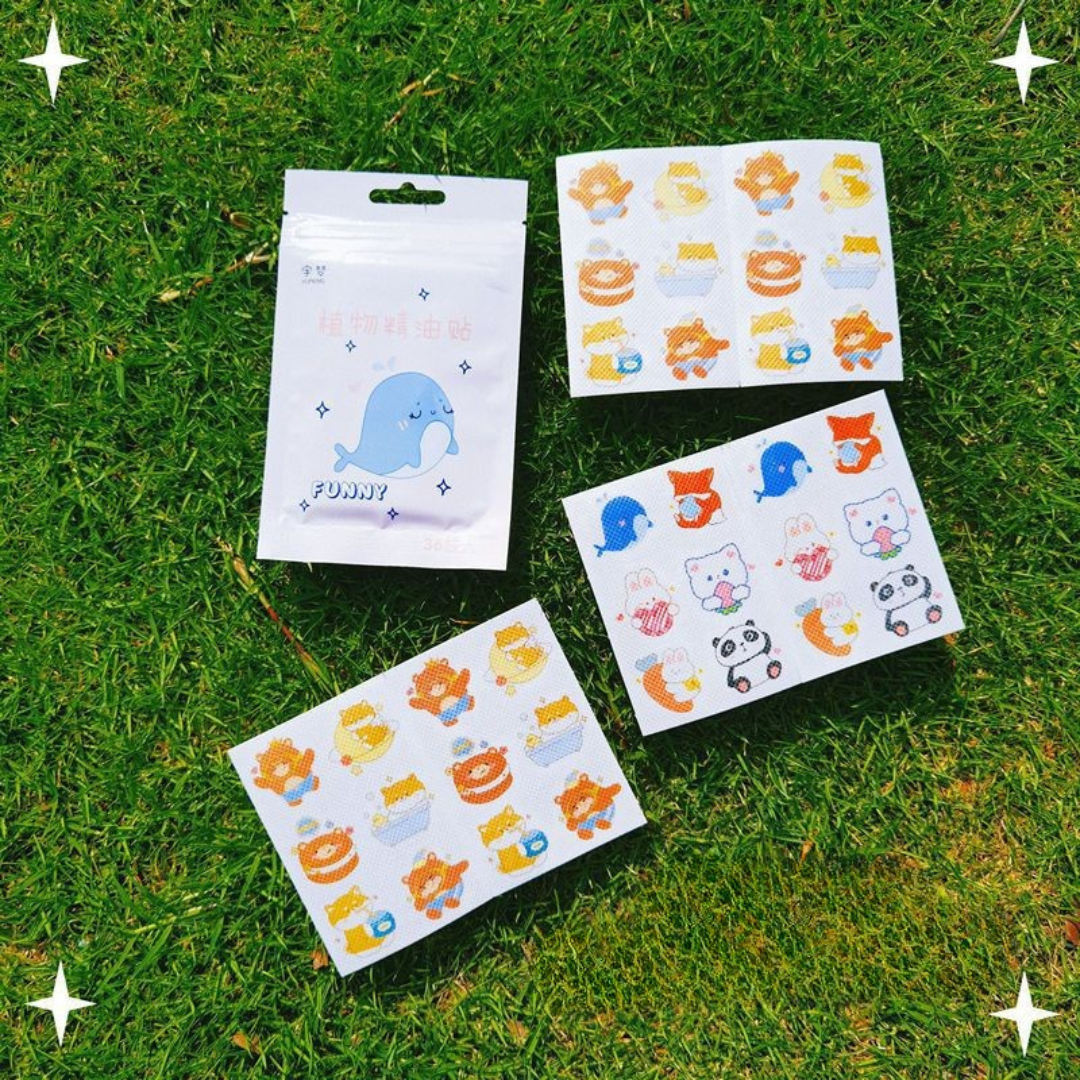 Natürliche Mückenschutz-Sticker für Kinder und Babies (100 Stück)