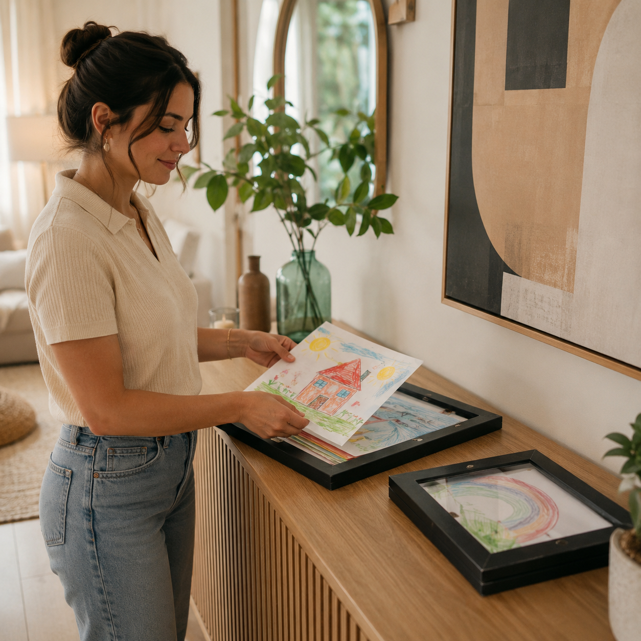 ArtFrame Kids – Bilderrahmen mit Aufbewahrung für Kinderzeichnungen
