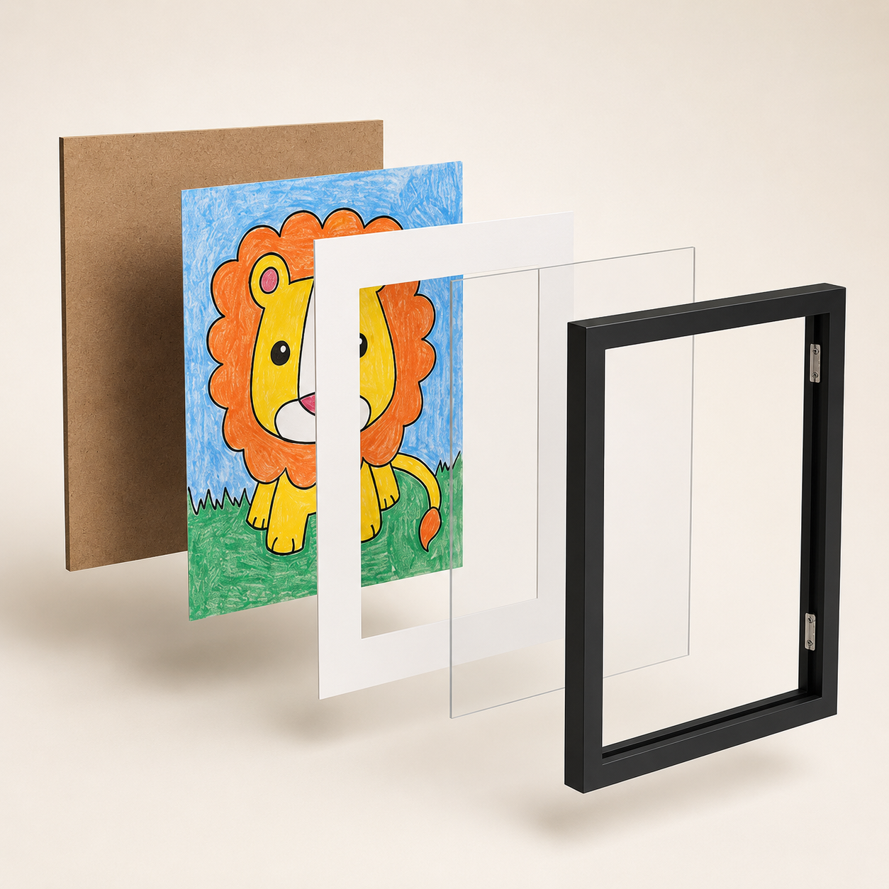 ArtFrame Kids – Bilderrahmen mit Aufbewahrung für Kinderzeichnungen