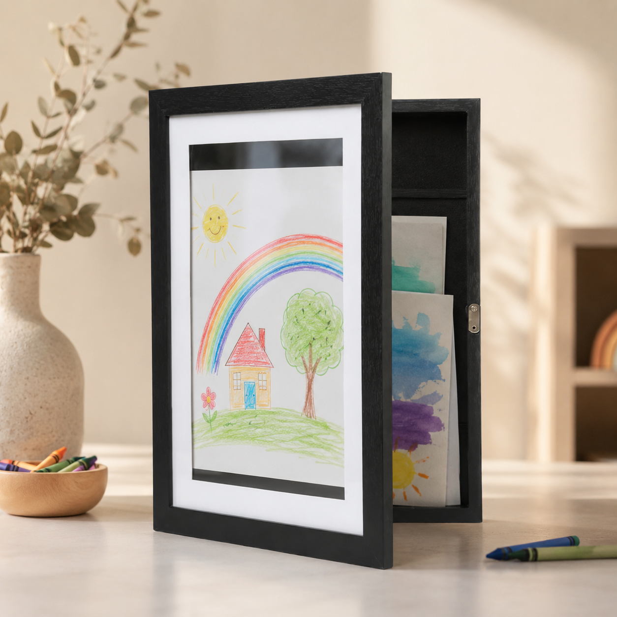 ArtFrame Kids – Bilderrahmen mit Aufbewahrung für Kinderzeichnungen