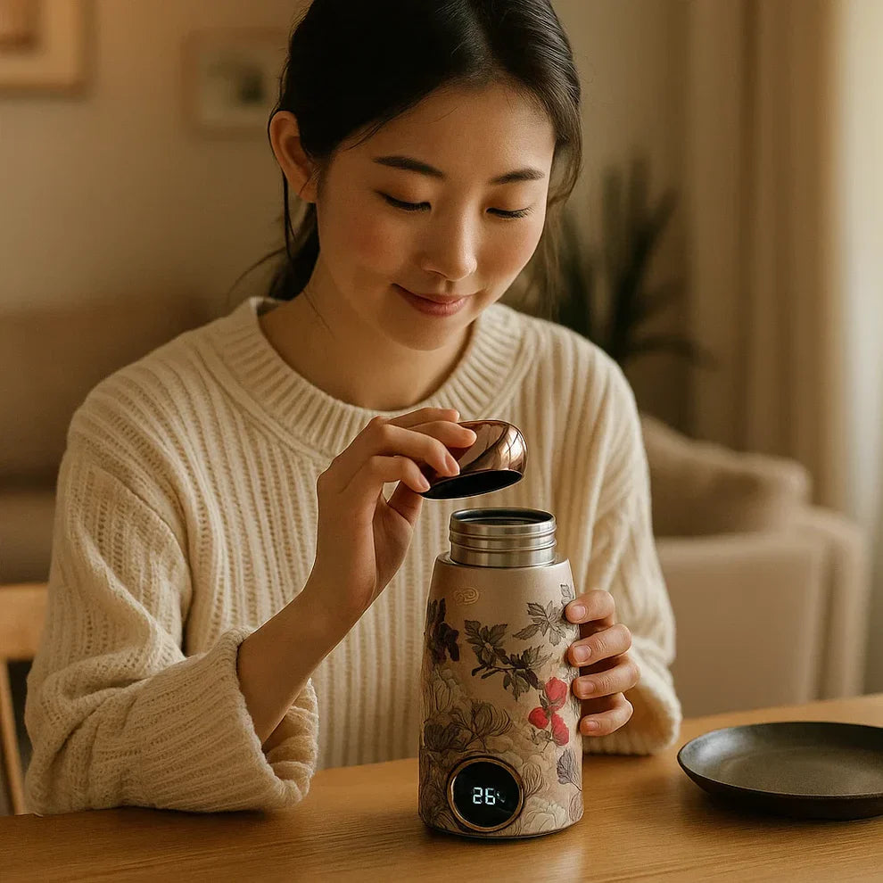 SmartSip Thermo-Trinkflasche mit Temperaturanzeige