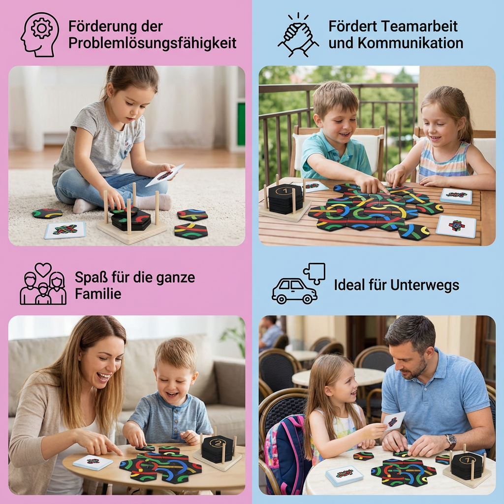 WegWunder Puzzle – Logik, Planung & Familienspaß in einem Spiel