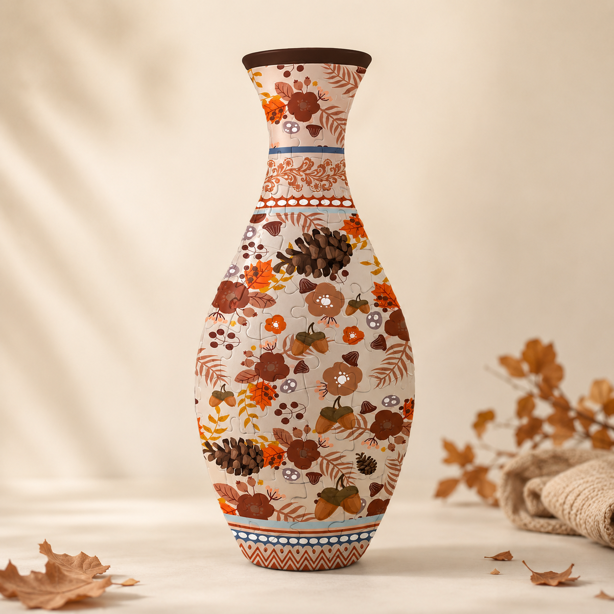 BloomPuzzle Vase – DIY 3D Puzzle-Blumenvase