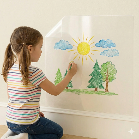 ClearGuard – Transparente Wand-Schutzfolie selbstklebend abwaschbar