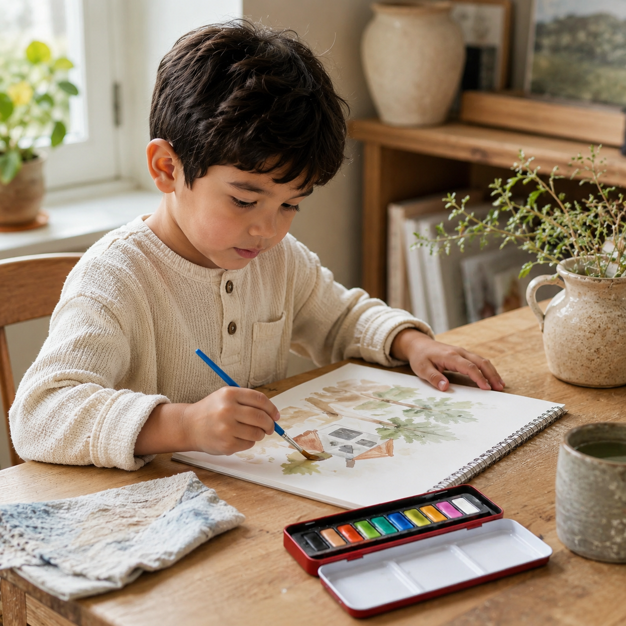 ColorSplash Kids – Aquarell Farbset für kreative Kinder