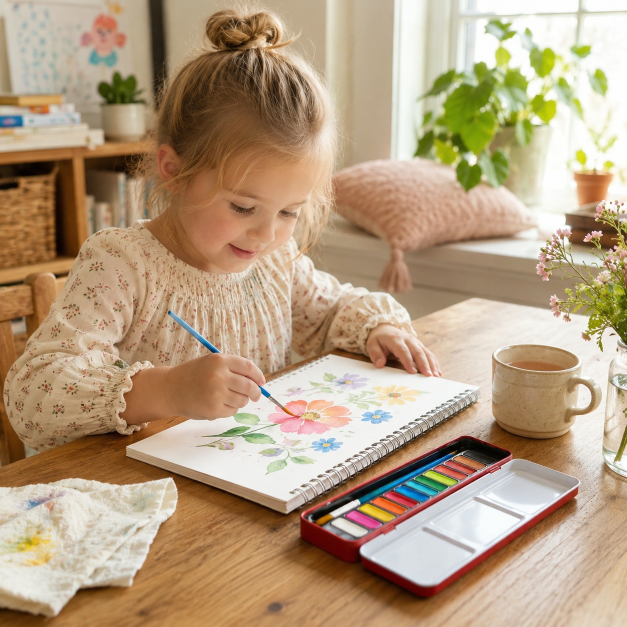 ColorSplash Kids – Aquarell Farbset für kreative Kinder