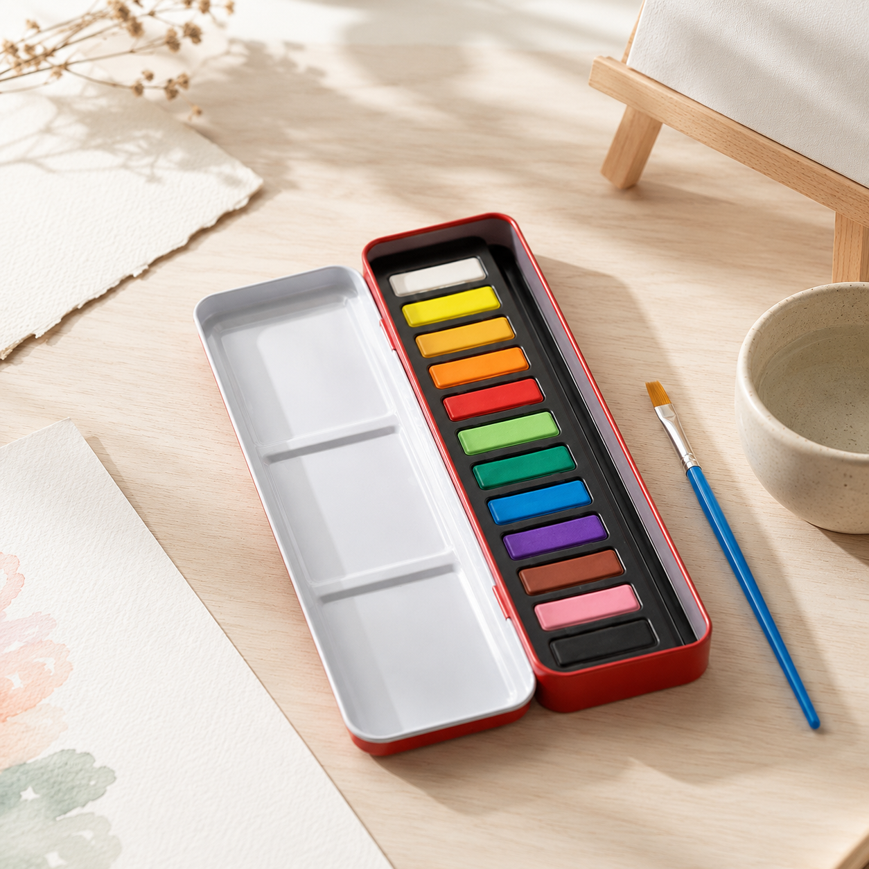 ColorSplash Kids – Aquarell Farbset für kreative Kinder
