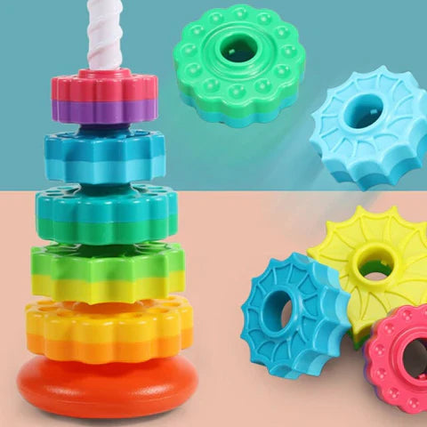 ColorSpin Regenbogen-Turm – Spielerisch lernen mit Farben & Bewegung