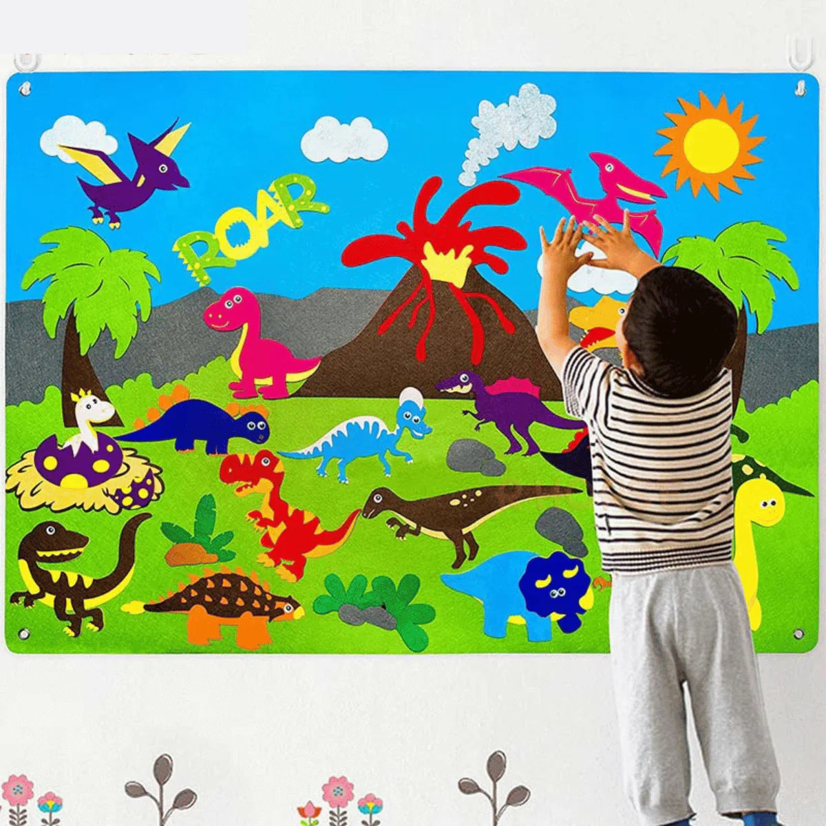 StoryFelt Abenteuerwand – Interaktives Filz-Storyboard